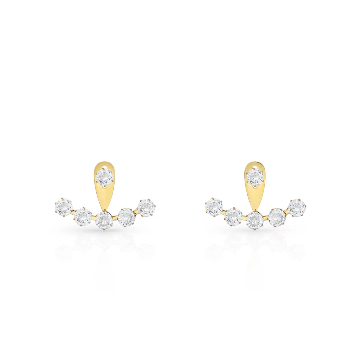 Amber Jacket Earrings