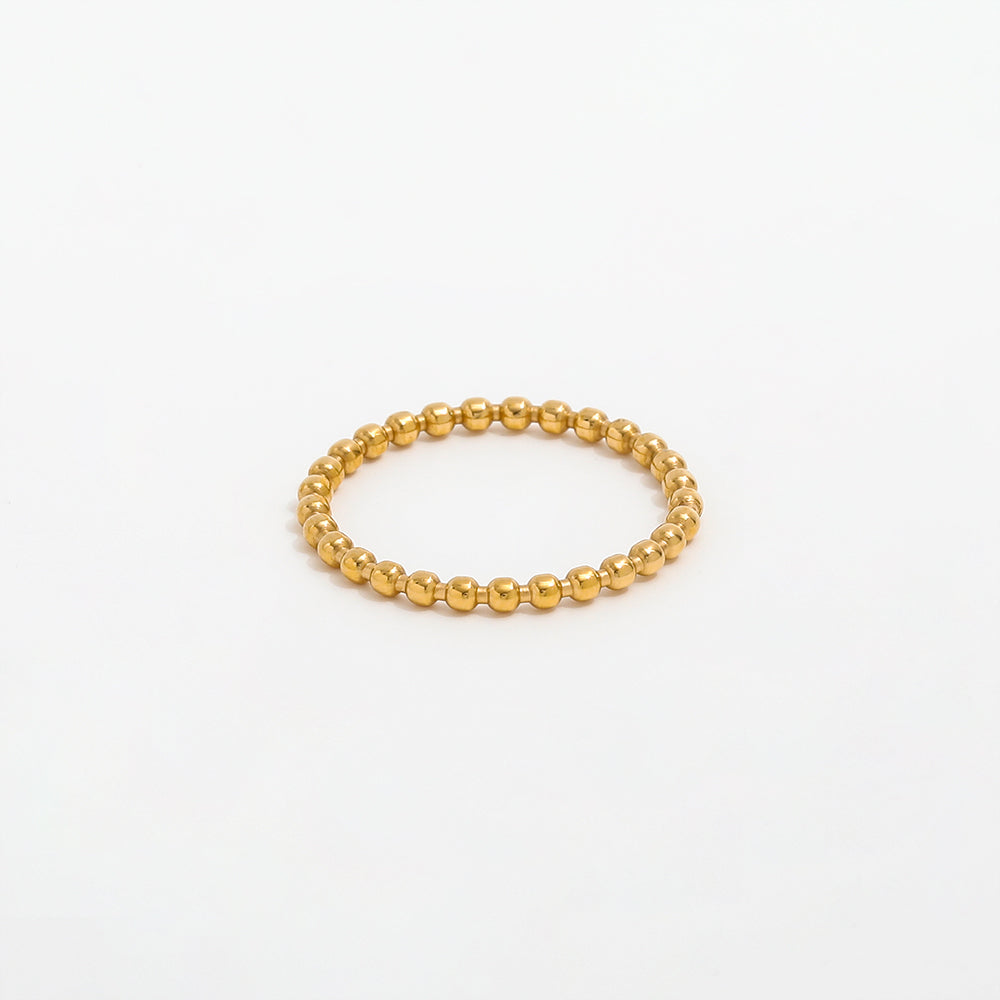 18k pvd gold plated ring band