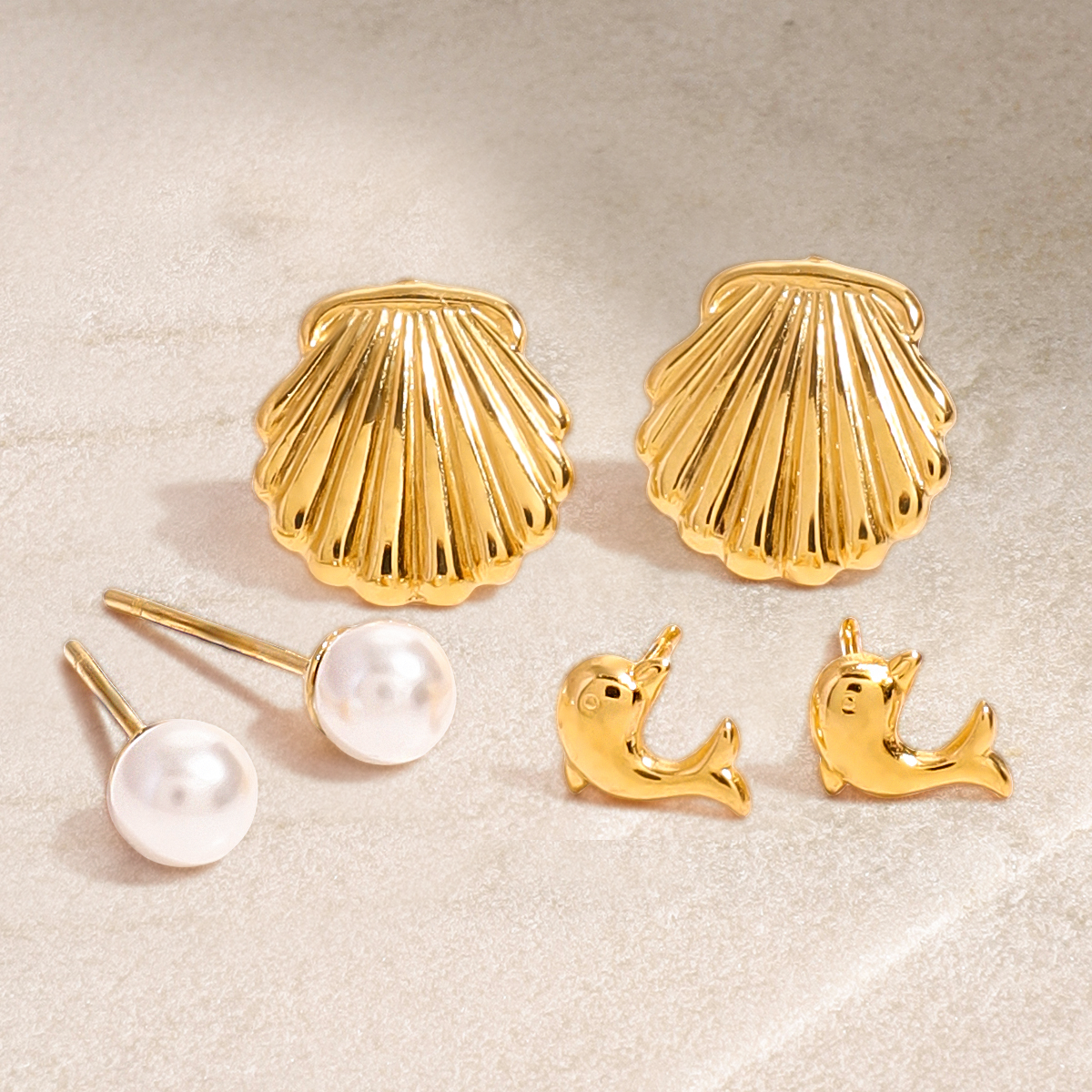 Malibu Stud Earrings Set
