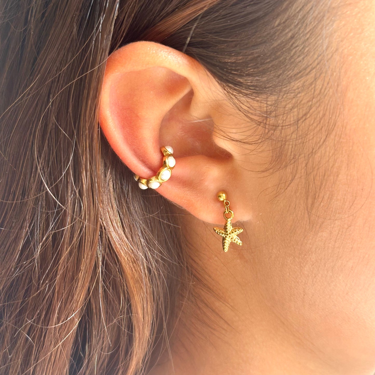 Ariel Starfish Earrings