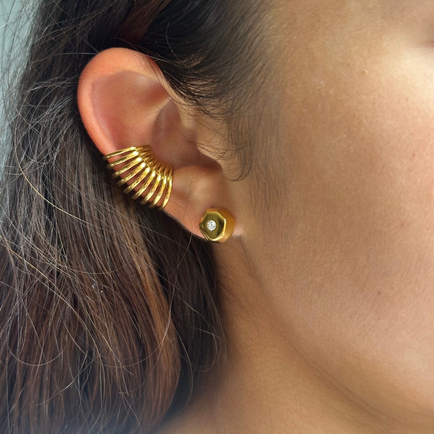 Nairobi Rock Stud Earrings