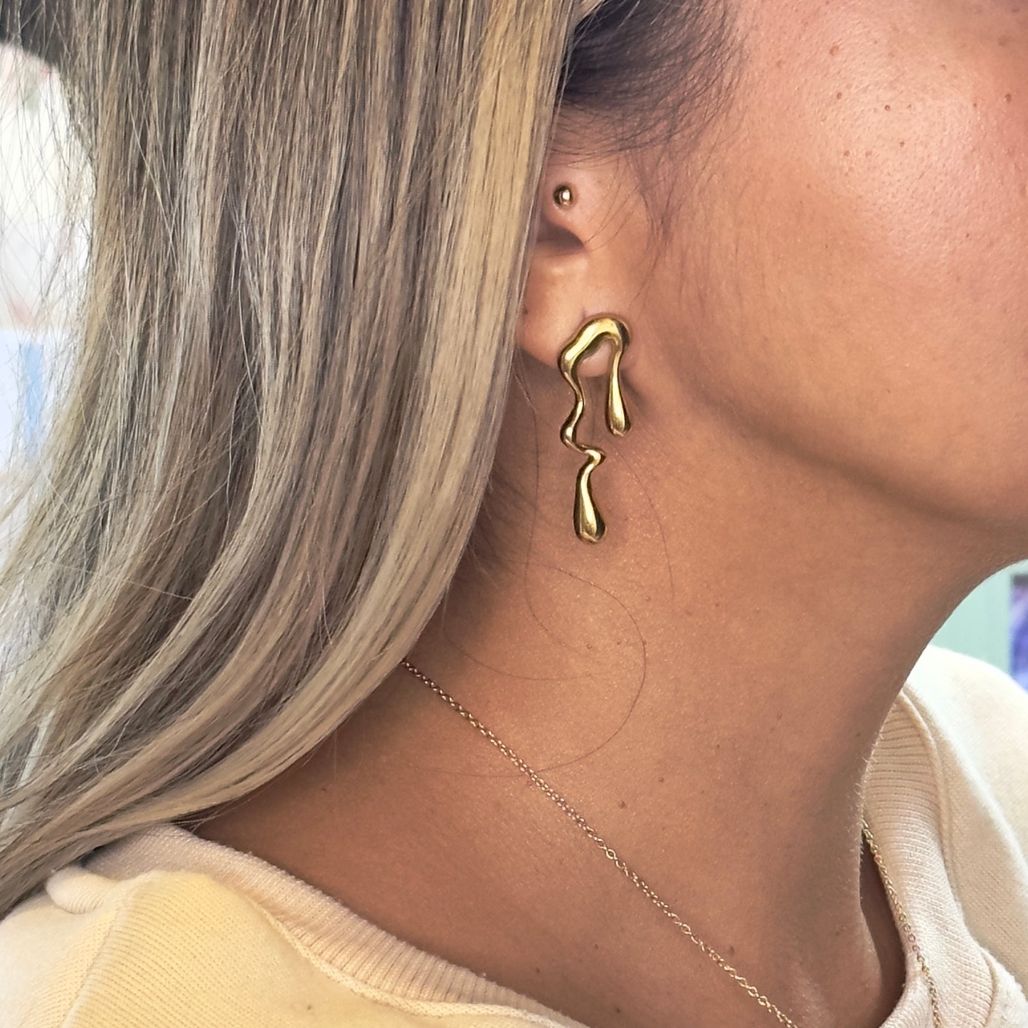 “Unconventional Pair” Earrings