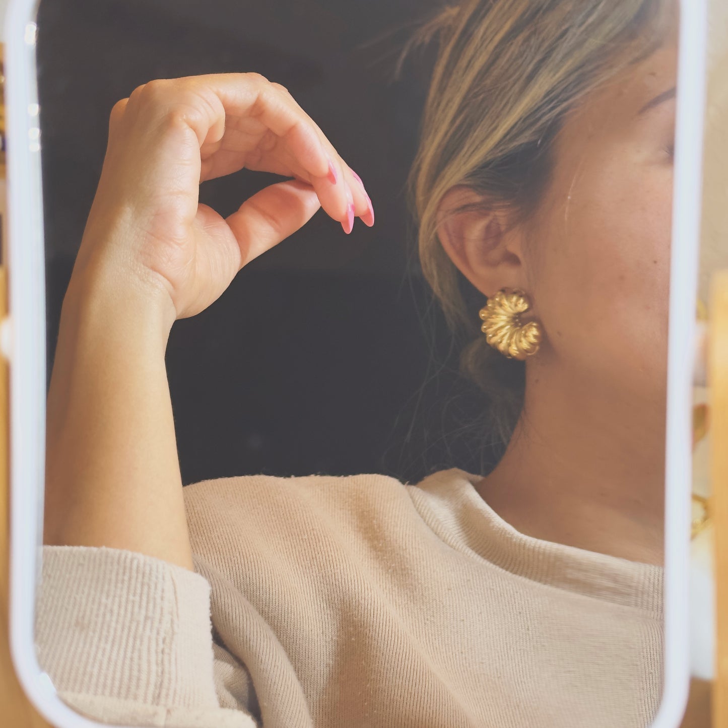 Scrumptious Croissant Earrings