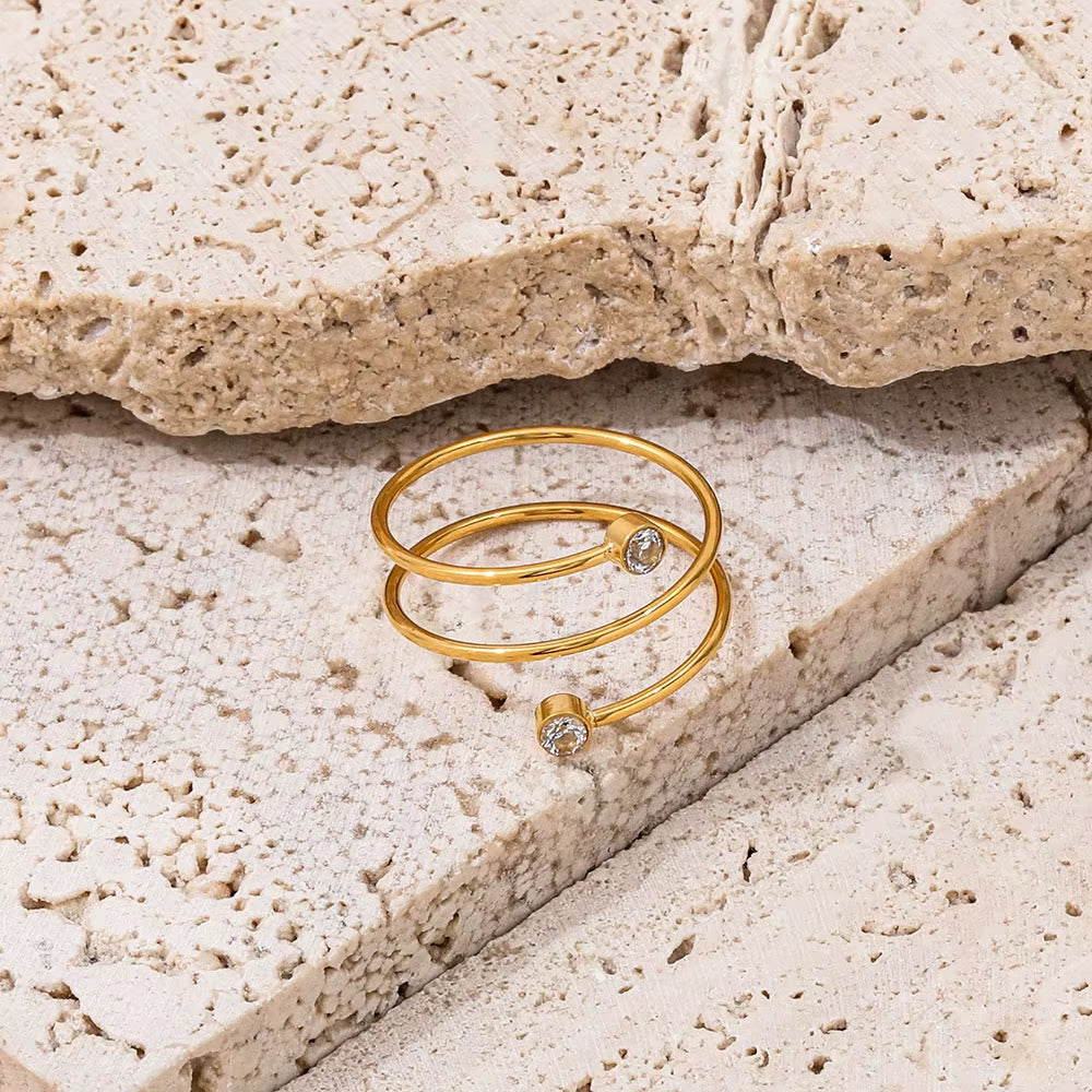 “Spiral Me Closer” Ring