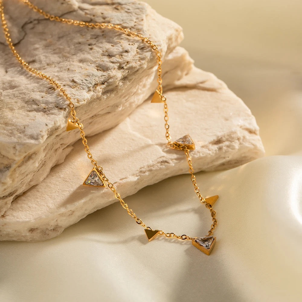 Chic Triangle Choker
