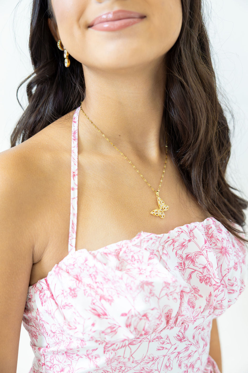 "Blooming" Butterfly Necklace