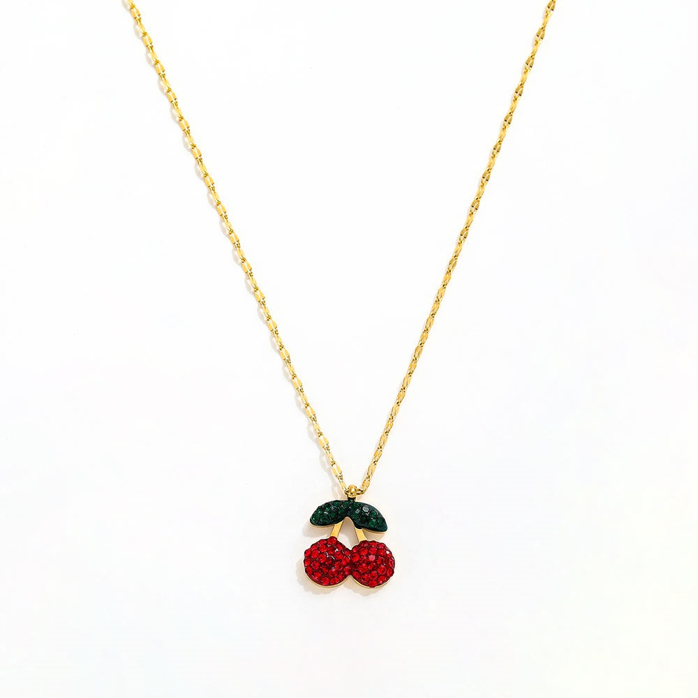 Sweet Cherry Set-Earrings & Necklace