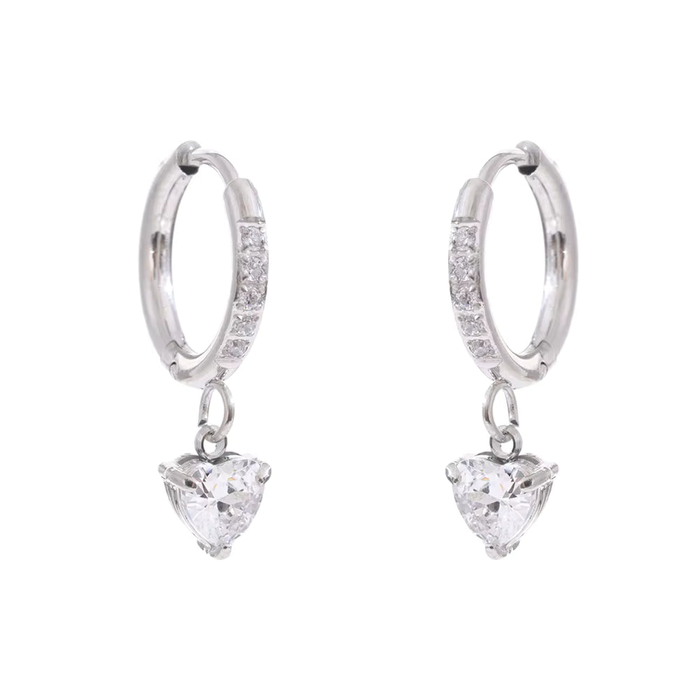 Dangle Huggie Earrings