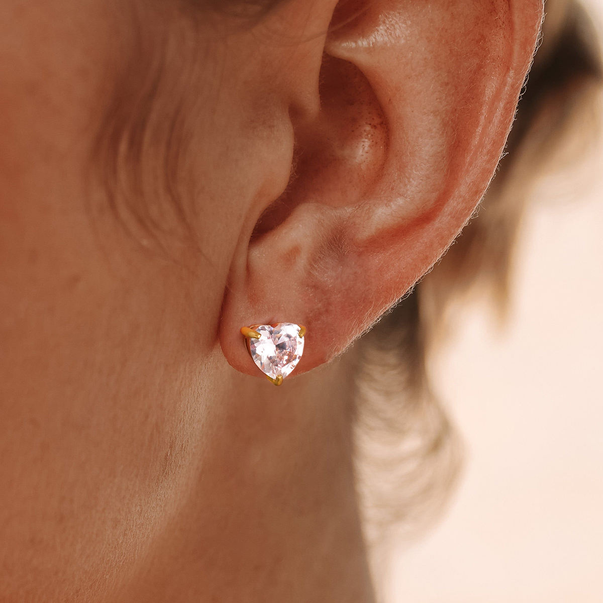 Rhinestone Stud Earrings