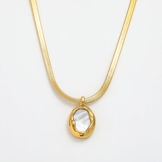 Victoria Herringbone Necklace