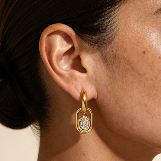 Ashley Huggie Earrings
