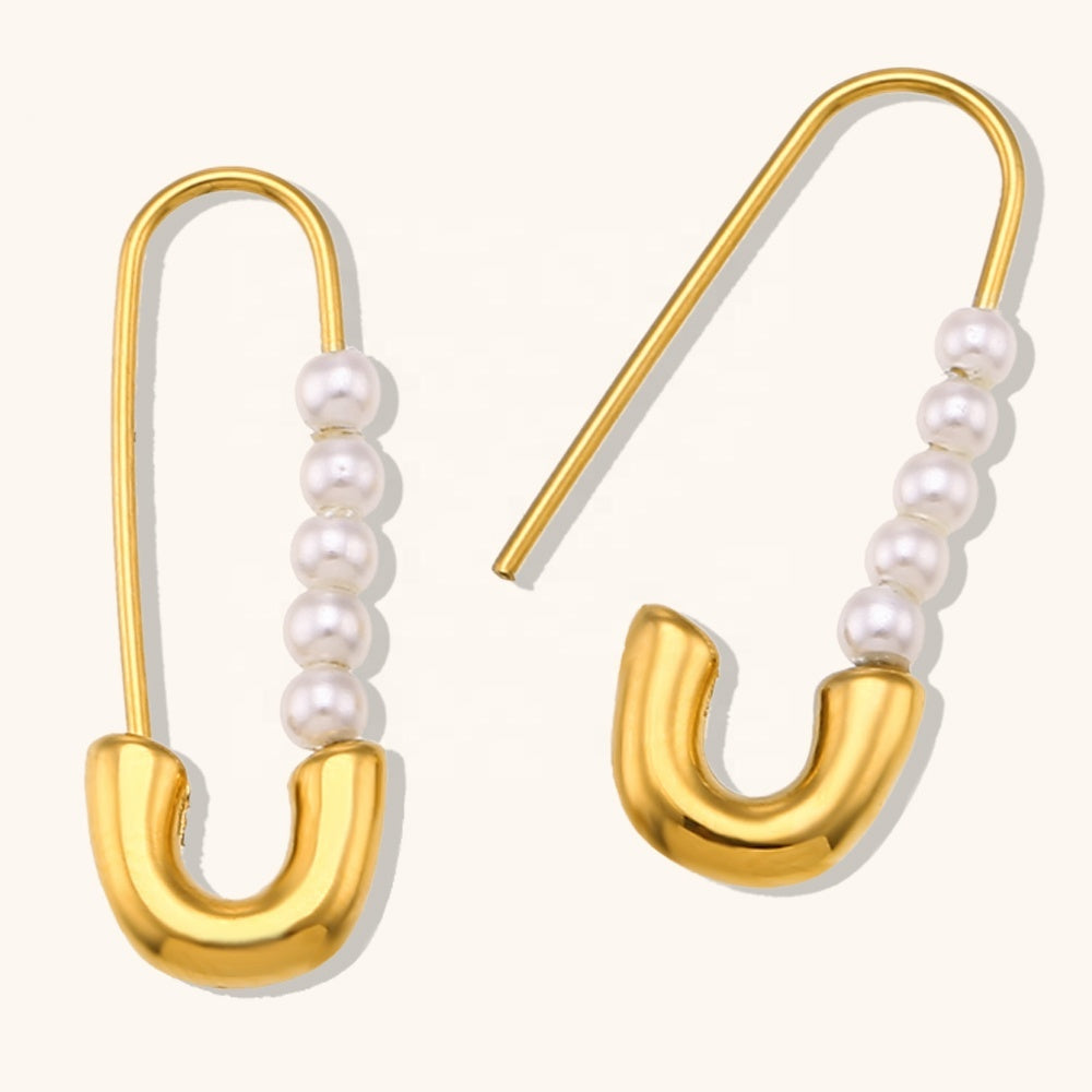 Safety Pin Earrings