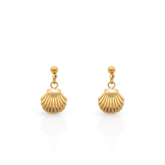 Sanibel Shell Dangle Earrings