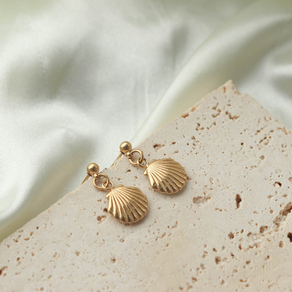 Sanibel Shell Dangle Earrings