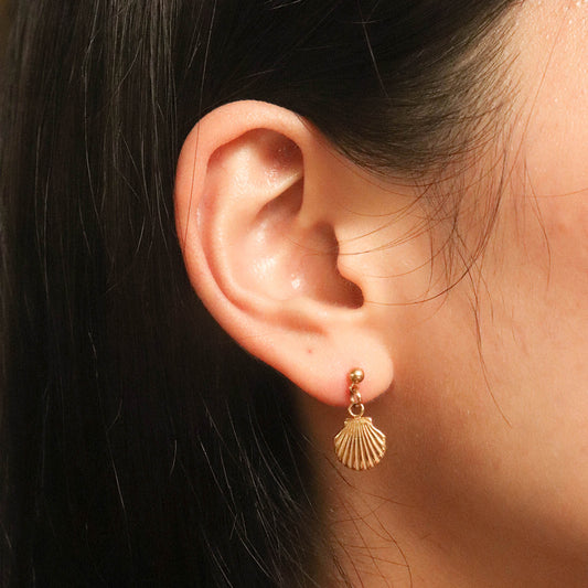 Sanibel Shell Dangle Earrings
