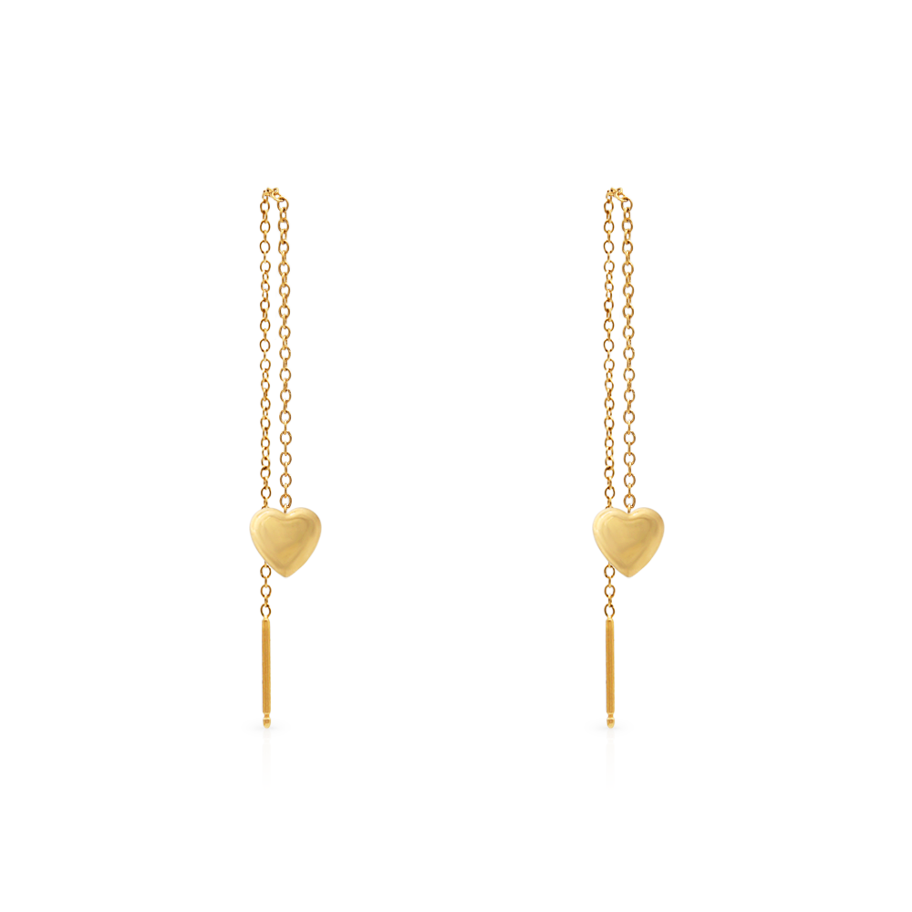 Smooth in Love Threader Earrings