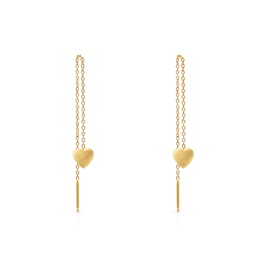 Smooth in Love Threader Earrings
