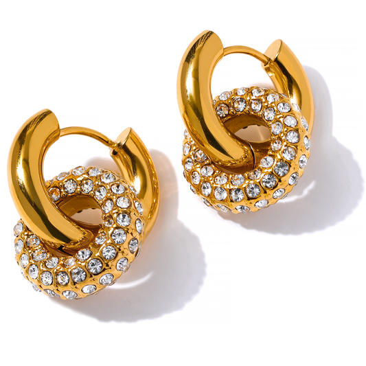 Isabella Huggie Earrings