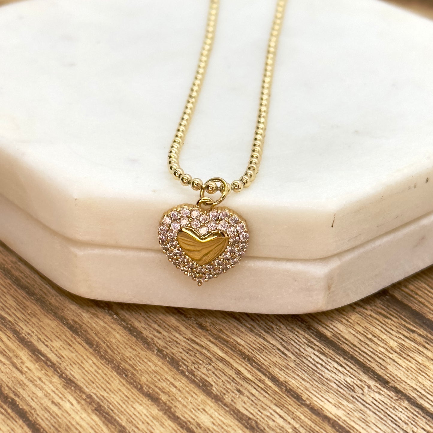 Sparkly Heart Necklace