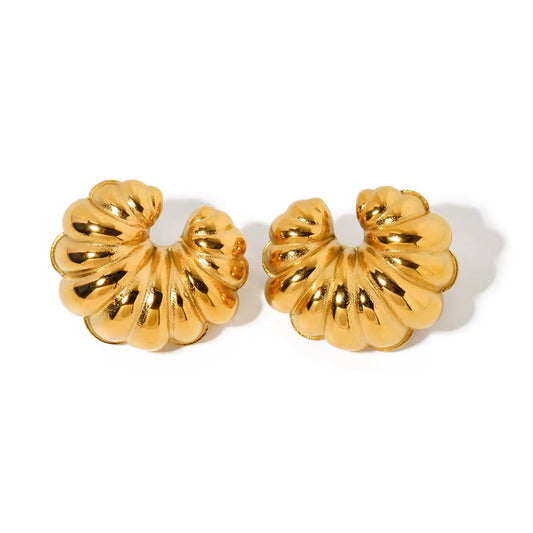 Scrumptious Croissant Earrings