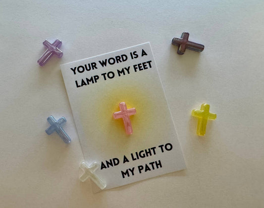 Glow Cross "Light to my path"