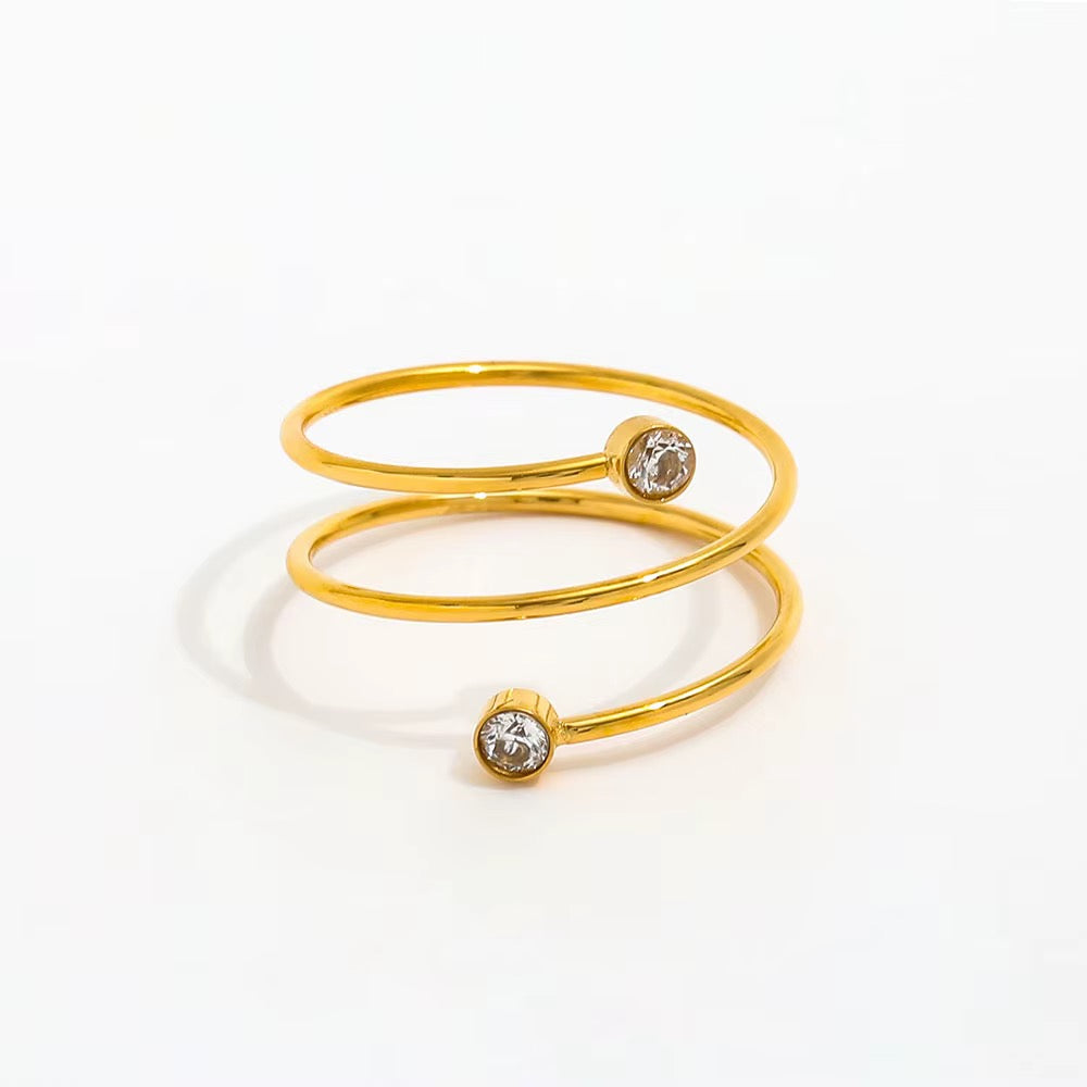 “Spiral Me Closer” Ring