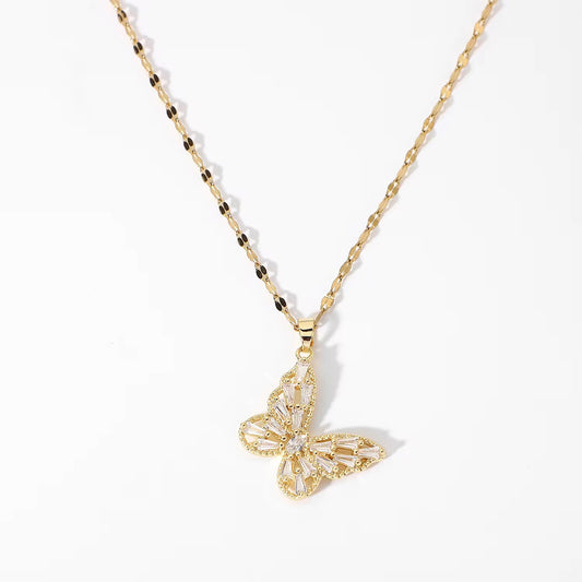 "Blooming" Butterfly Necklace