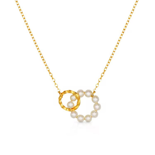 Arrows Pearls Necklace