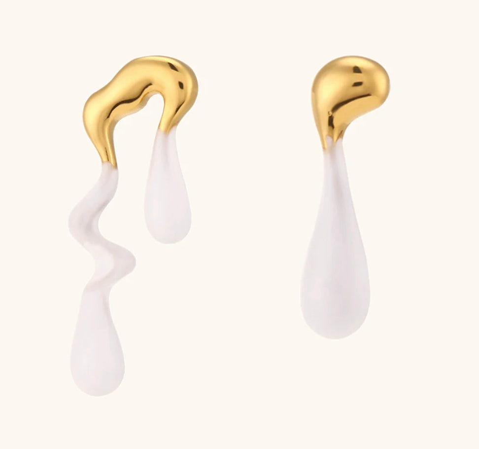 “Unconventional Pair” Earrings