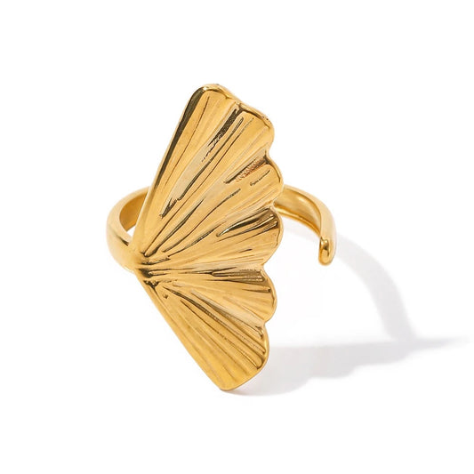 Marcis Leaf Ring