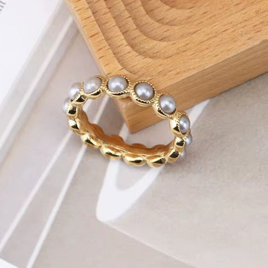 Pearl Eternity Ring